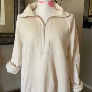 PINK great condition quarter zip fleece